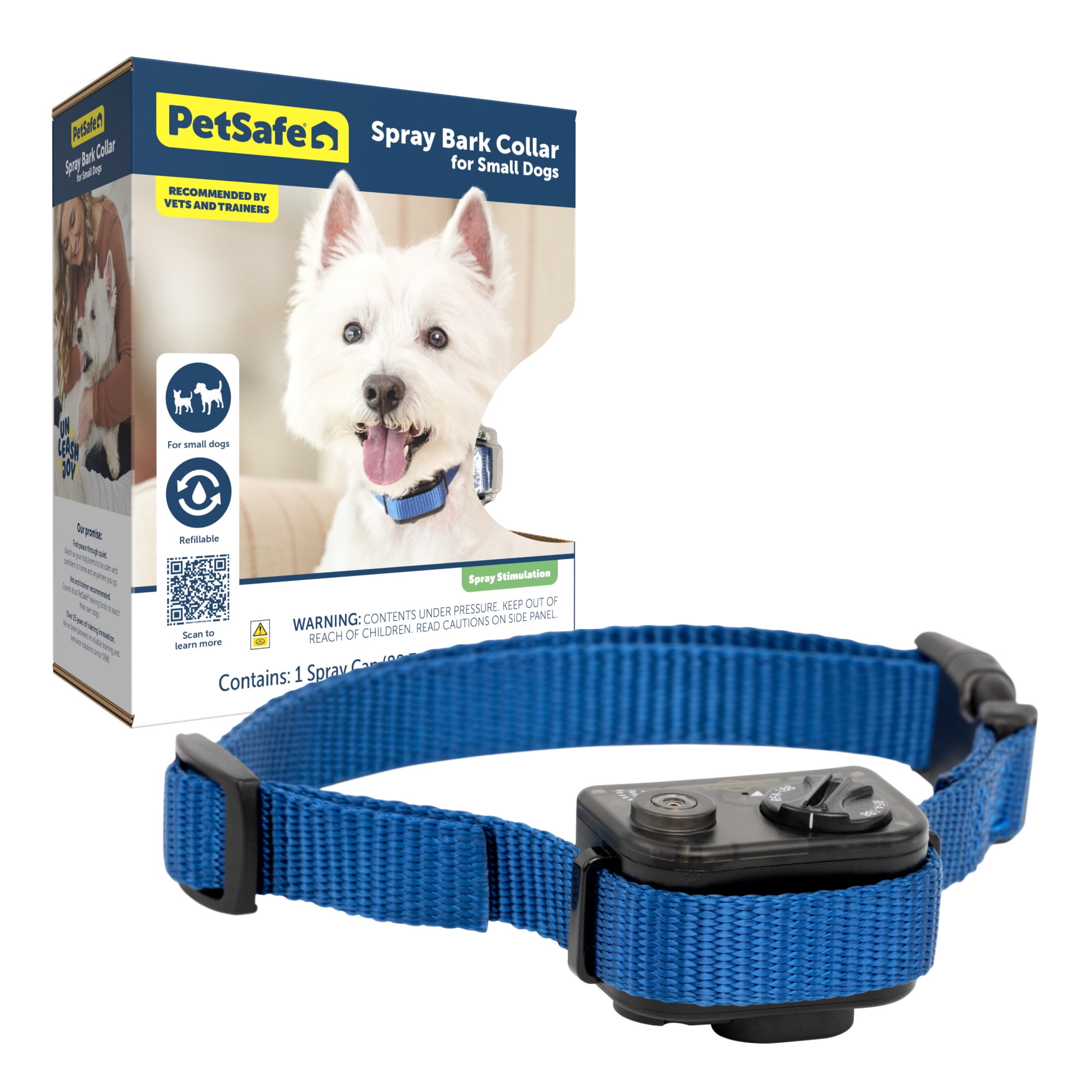 PetSafe Little Dog Deluxe Spray Bark Control Collar for Dogs to