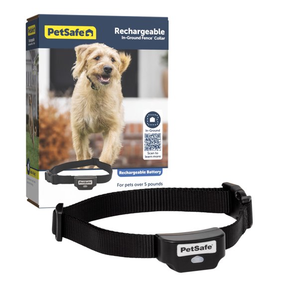 PetSafe Rechargeable In-Ground Fence Receiver Collar for Cats & Dogs, Waterproof, Tone & Static