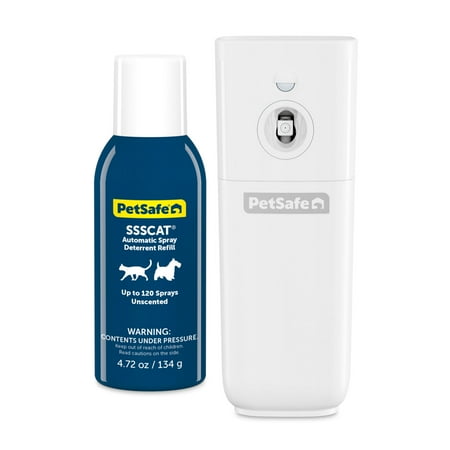 PetSafe SSSCAT Automatic Spray Pet Deterrent, Motion-Activated Repellent for Cats and Dogs