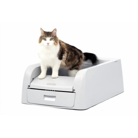 PetSafe ScoopFree Clumping Self-Cleaning Litter Box for Clumping Litter – Superior Odor Control For Single and Multi-Cat Households