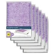 PetSafe ScoopFree Silica Crystal Disposable Cat Litter Trays, Lavender, Purple, 6 Pack