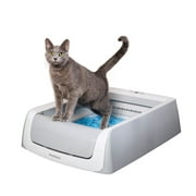 PetSafe ScoopFree Crystal Pro Self-Cleaning Cat Litter Box, Automatic, Unbeatable Odor Control, Gray