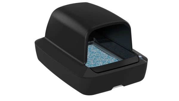 PetSafe ScoopFree Crystal Pro Self-Cleaning Litter Box, Black