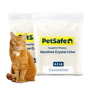 PetSafe ScoopFree Premium Crystal Cat Litter Bags, Fragrance-Free, Silica Crystals, 4.3 lb ea 2-Pack