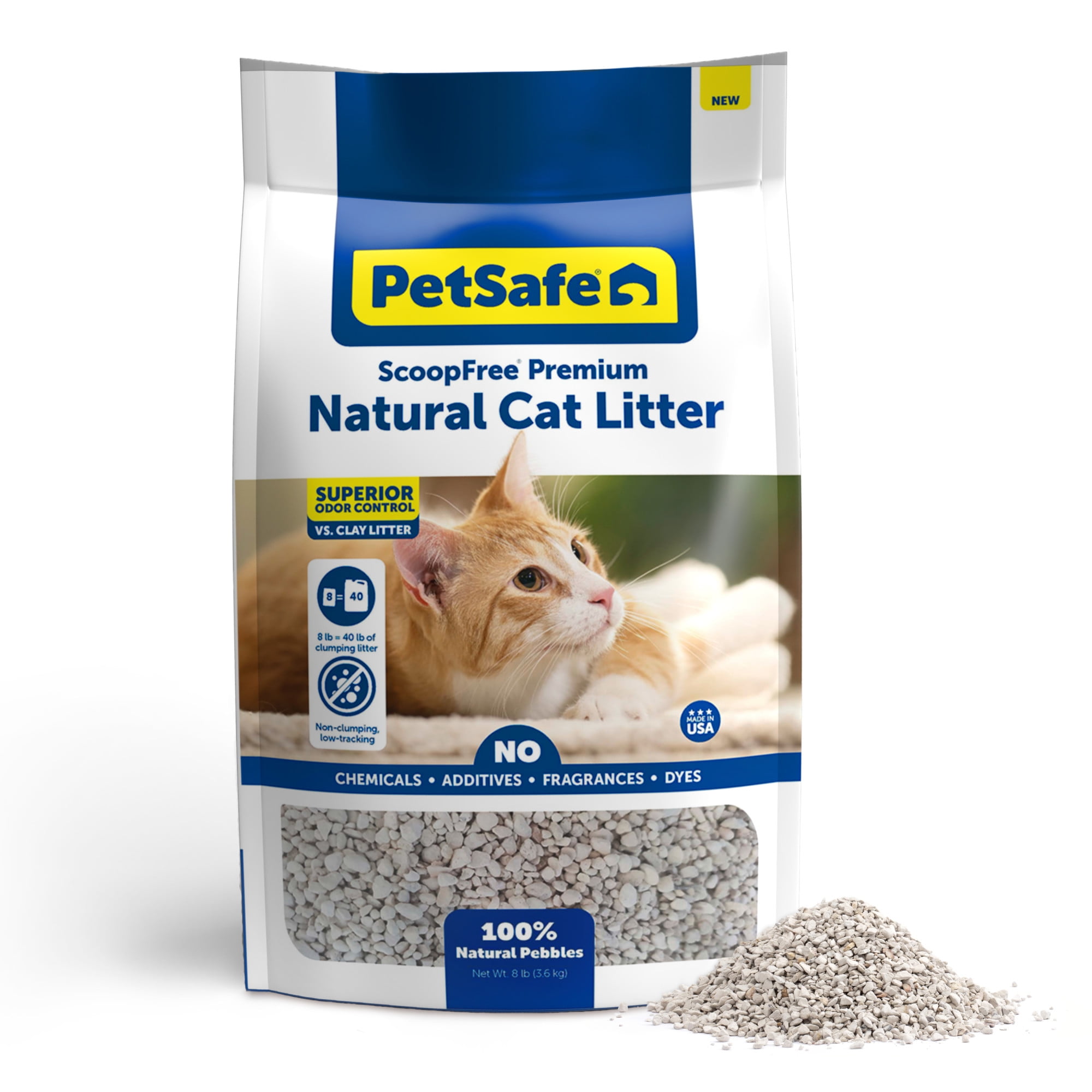 View of PetSafe ScoopFree Premium Natural Cat Litter Bag, 30+ Day Superior Odor ...