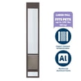 thumbnail image 1 of PetSafe Sliding Glass Pet Door for Dogs and Cats, Frame in Aluminum, 80 11/16 in, Large-Tall, Bronze, 1 of 9