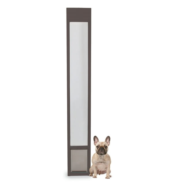PetSafe Sliding Glass Pet Door for Dogs and Cats, 81 in, Medium, Bronze