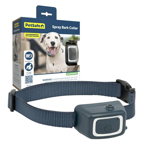 PetSafe Spray Bark Dog Collar, Automatic Anti-Bark Device for Dogs 8 lb. and Up - Rechargeable and Water-Resistant