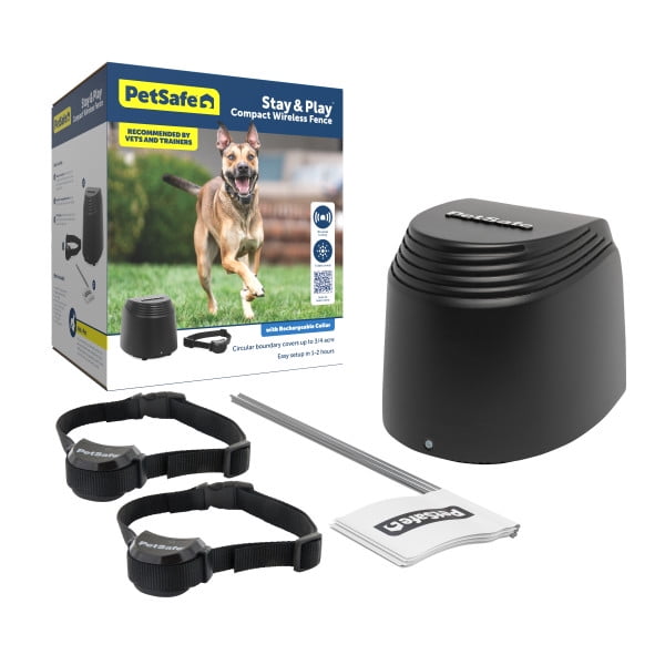 PetSafe Stay & Play Compact Wireless Fence, 2-Dog, Bundle