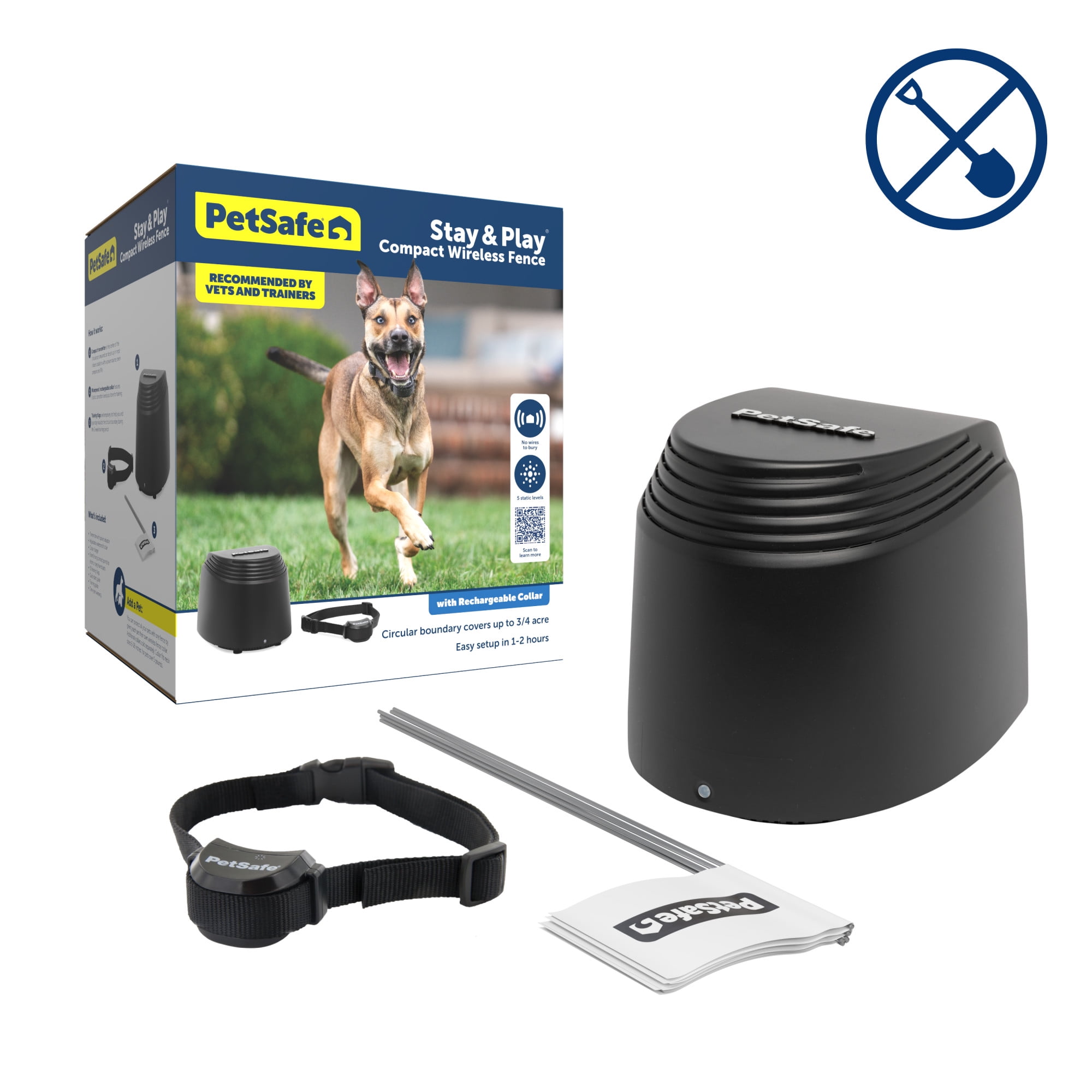 Walmart Coupons of PetSafe Mobile Perimeter Pet Training System & Compact Wireless Fence for Dogs, Portable