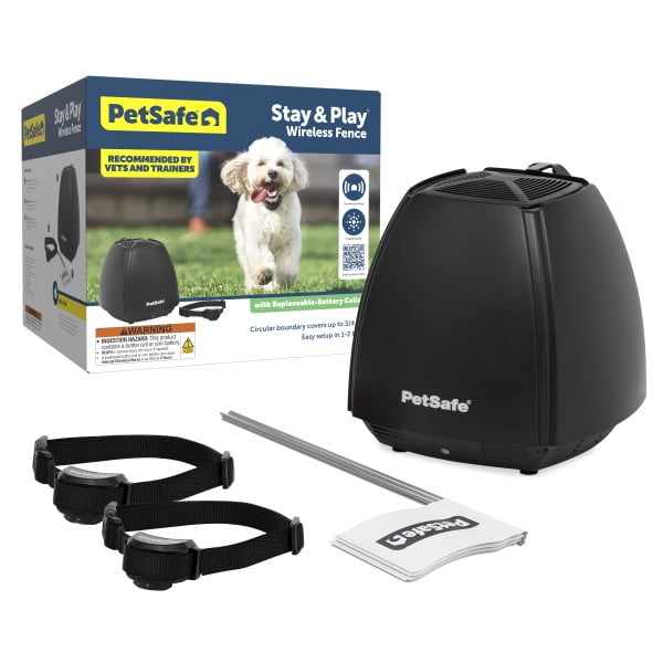 PetSafe Stay & Play Wireless Fence with Replaceable Battery Collar