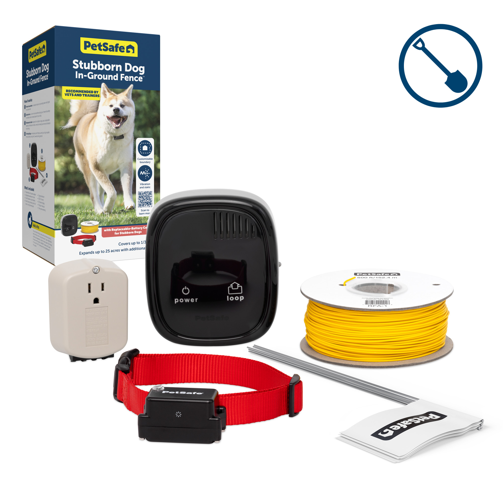 PetSafe InGround Fence for Dogs and Cats over 8 lb., Waterproof, Tone