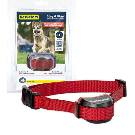 PetSafe Stubborn Dog Stay & Play Wireless Pet Fence Receiver Collar, Tone and Static Correction