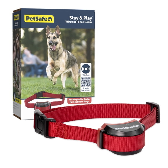 PetSafe Stubborn Dog Stay & Play Wireless Fence Receiver Collar, Waterproof, Rechargeable
