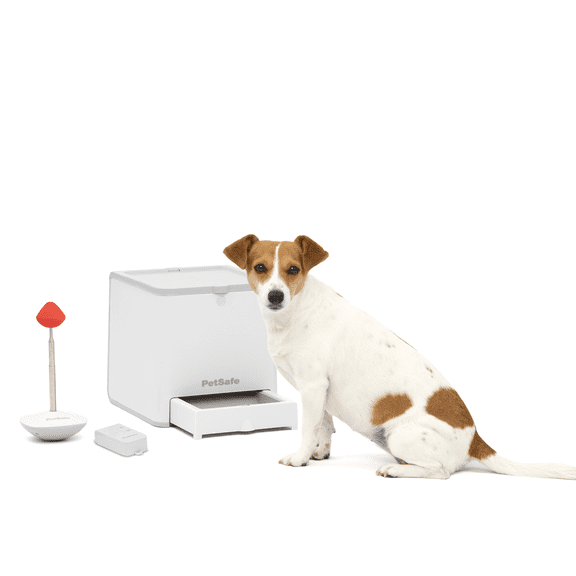 PetSafe Teach & Treat Remote Reward Trainer  Remote Treat Dispenser for Dogs  Portable Training Tool