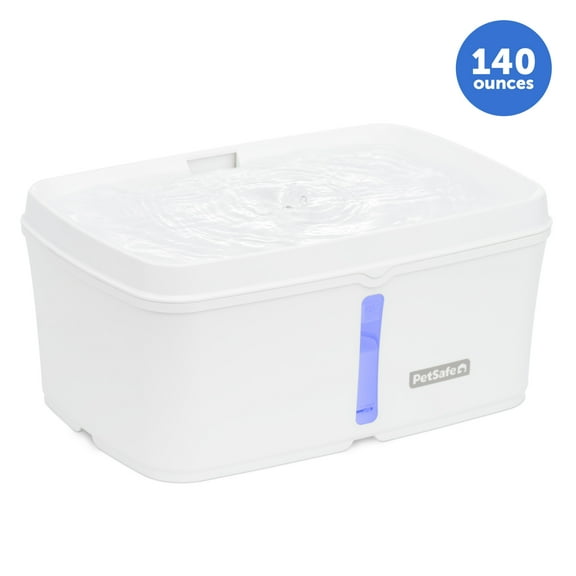 PetSafe Viva Pet Fountain for Pets, 140 oz, Ultra Quiet Pump, Dishwasher Safe