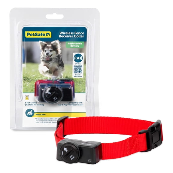 PetSafe Wireless Pet Containment System Receiver Collar for Dogs & Cats +5 lb., Waterproof