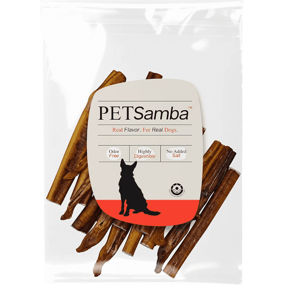 PetSamba 4-8 Inch Beef Bully Sticks, 1 Pound