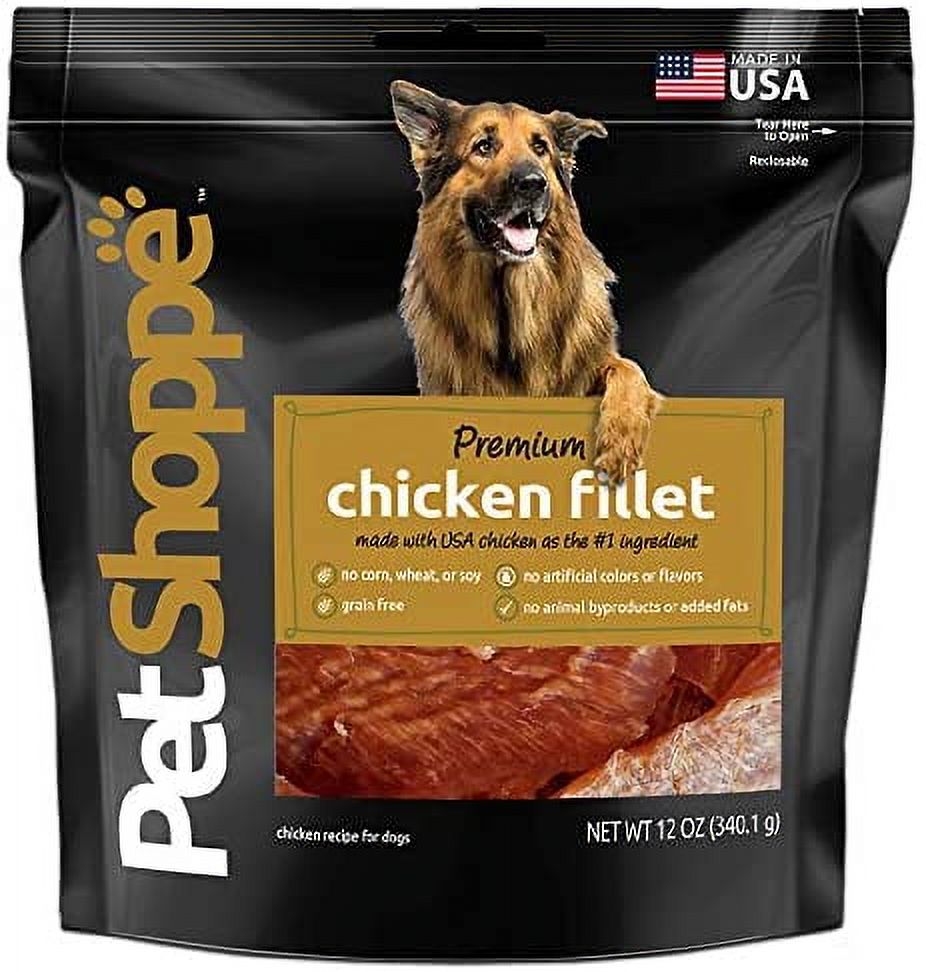 Premium Chicken Fillet Dog Treats Made in USA, Only All Natural No Fillers
