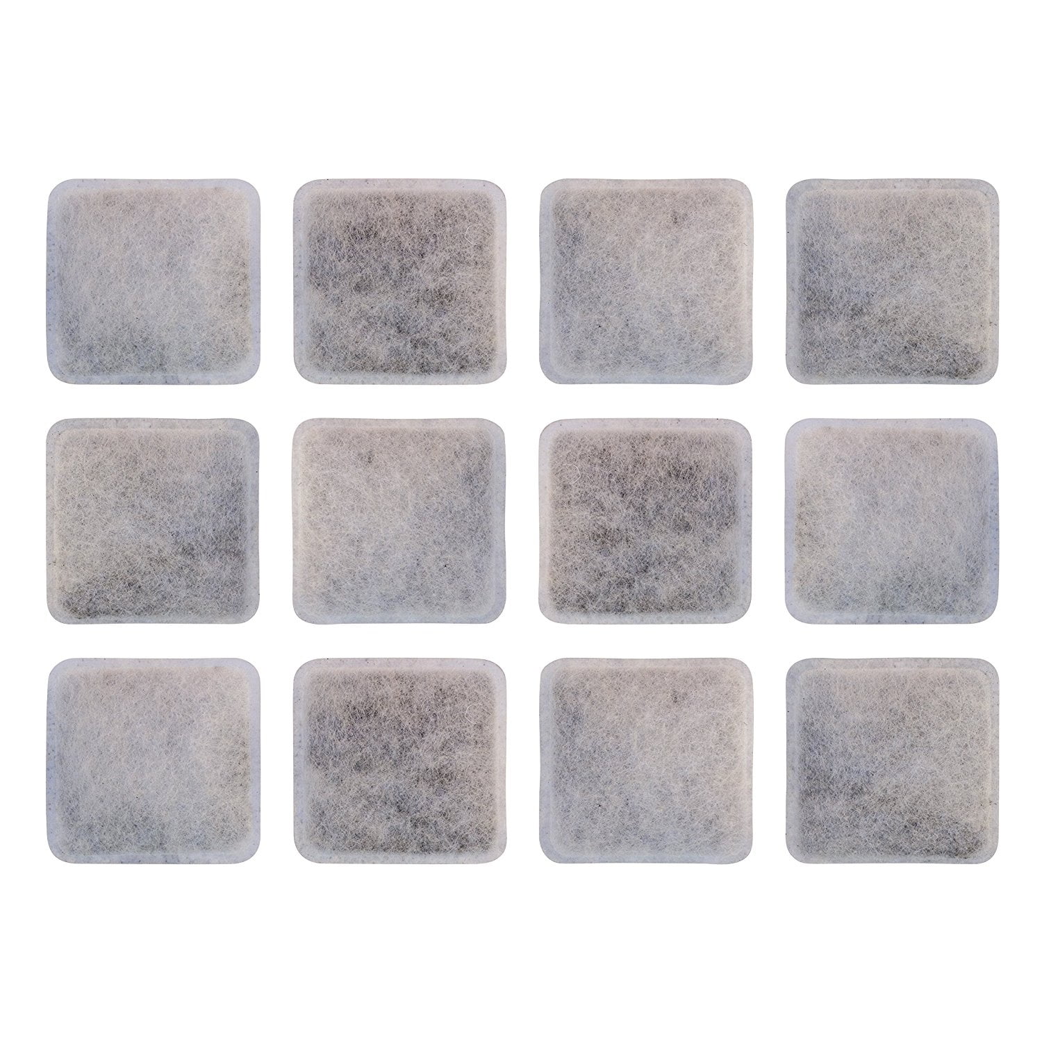 Charcoal Filters for Petmate Replendish and Mason Pet Fountains, Pack of 12