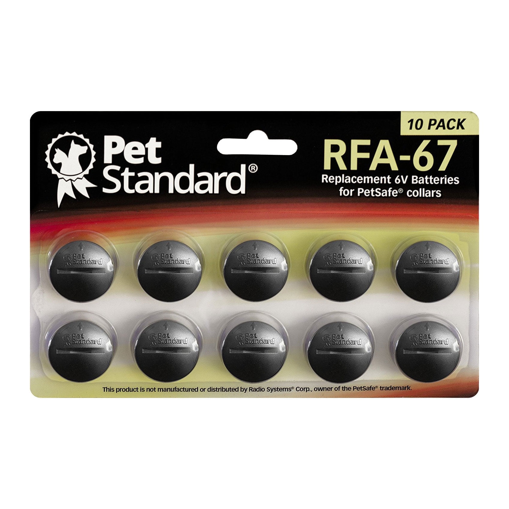 PET STANDARD PetStandard Replacement Batteries for PetSafe RFA-67 (Pack of 10)