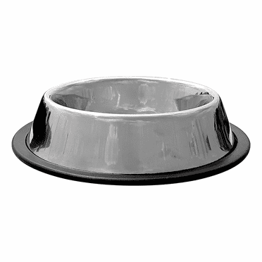 PetYupp Non Skid Stainless Steel Dog Food Water Bowl, 16oz