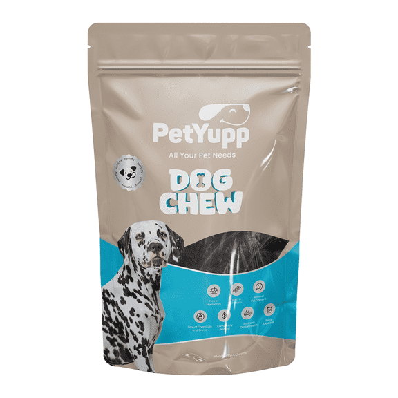 PetYupp Water Buffalo Horn Dog Chew Treats  Medium 3 Count