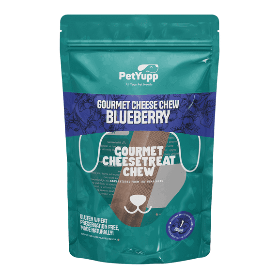 PetYupp Yak Cheese Dog Chew Blueberry Flavor Large 1 Count