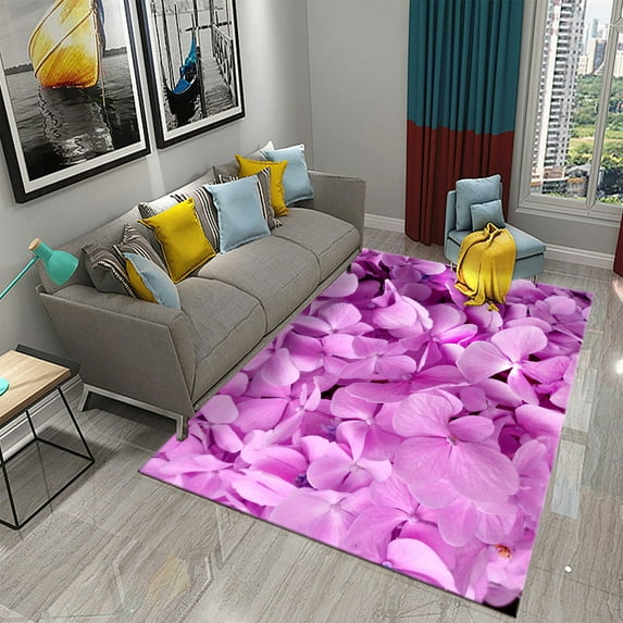 Petal Carpet Colorful Flower Rugs for Kitchen Bathroom Entrance Toilet Anti-slip Rugs Living Room Bedroom r Floor Area Mats