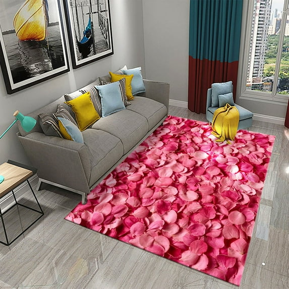 Petal Carpet Colorful Flower Rugs for Kitchen Bathroom Entrance Toilet Anti-slip Rugs Living Room Bedroom r Floor Area Mats