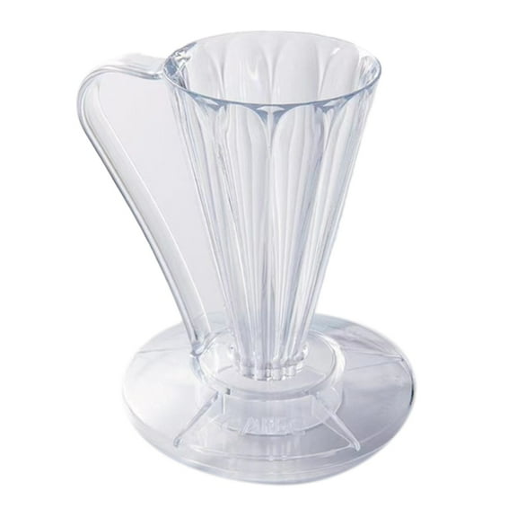 Petal Filter Cup, Coffee Filter Paper, 27 Degree Filter Cup, One Serving, Hand Brewed, Drip Transparent