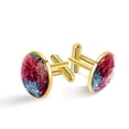 thumbnail image 1 of Petal Flower Elegant Suit Cufflinks Set, Shirt Cufflink for Men, Stainless Steel, Formal Occasions, 1 of 6