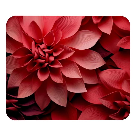 Petal Flower Gaming Mouse Pad, Desk Mat, 8.3x9.8 Inch, Non-Slip Rubber Bottom, Printed, Suitable for Office and Gaming