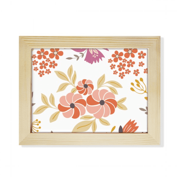 Petal Flower Paint Desktop Photo Frame Picture Art Decoration Painting 6x8 inch