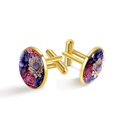 thumbnail image 1 of Petal Flower Stylish Men's Cufflinks for Formal Attire | Stainless Steel | for Business Meetings, 1 of 6
