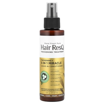 Petal Fresh Hair ResQ®, Thickening + 5 in 1 Miracle Leave in Conditioner , 5 fl oz (147 ml)