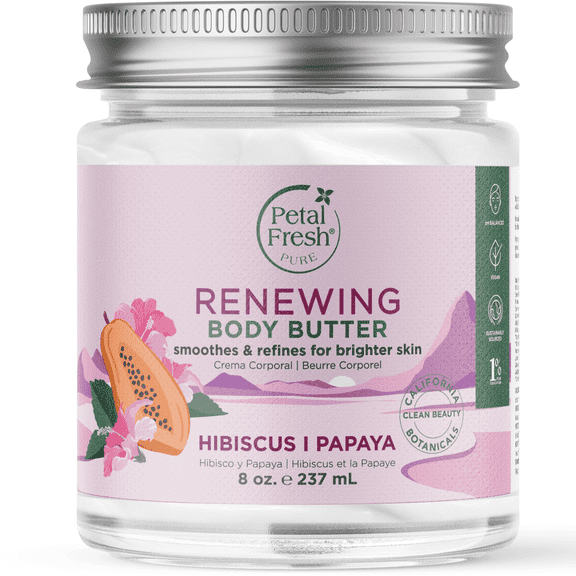 Petal Fresh Renewing Body Butter, Hibiscus & Papaya 8oz