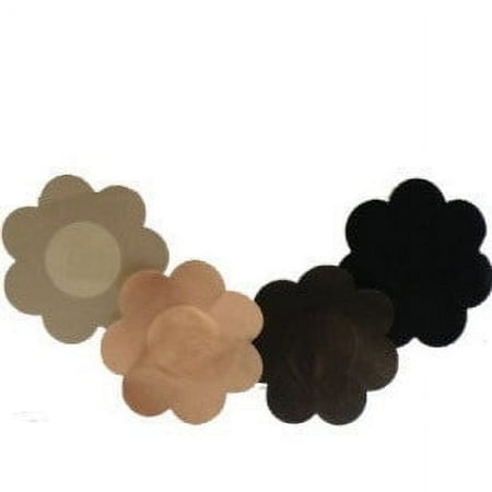 Petal Lites Disposable Nipple Covers Beige 10 Pairs, Nipple Covers No Show - Reusable Pasties Nipple Cover, Reusable Adhesive Covers Bra for Dress