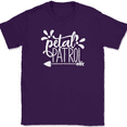 thumbnail image 1 of Petal Patrol T-Shirt Wedding Party Bride Groom Event Group Gift Text Tee - Purple, XL, 1 of 1
