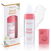 Profusion Cosmetics Petal Perfect Shimmer Highlighter Powder, Smudge-Proof Luminizer for Face & Body, Instant Glow Highlight Stick, White Gold