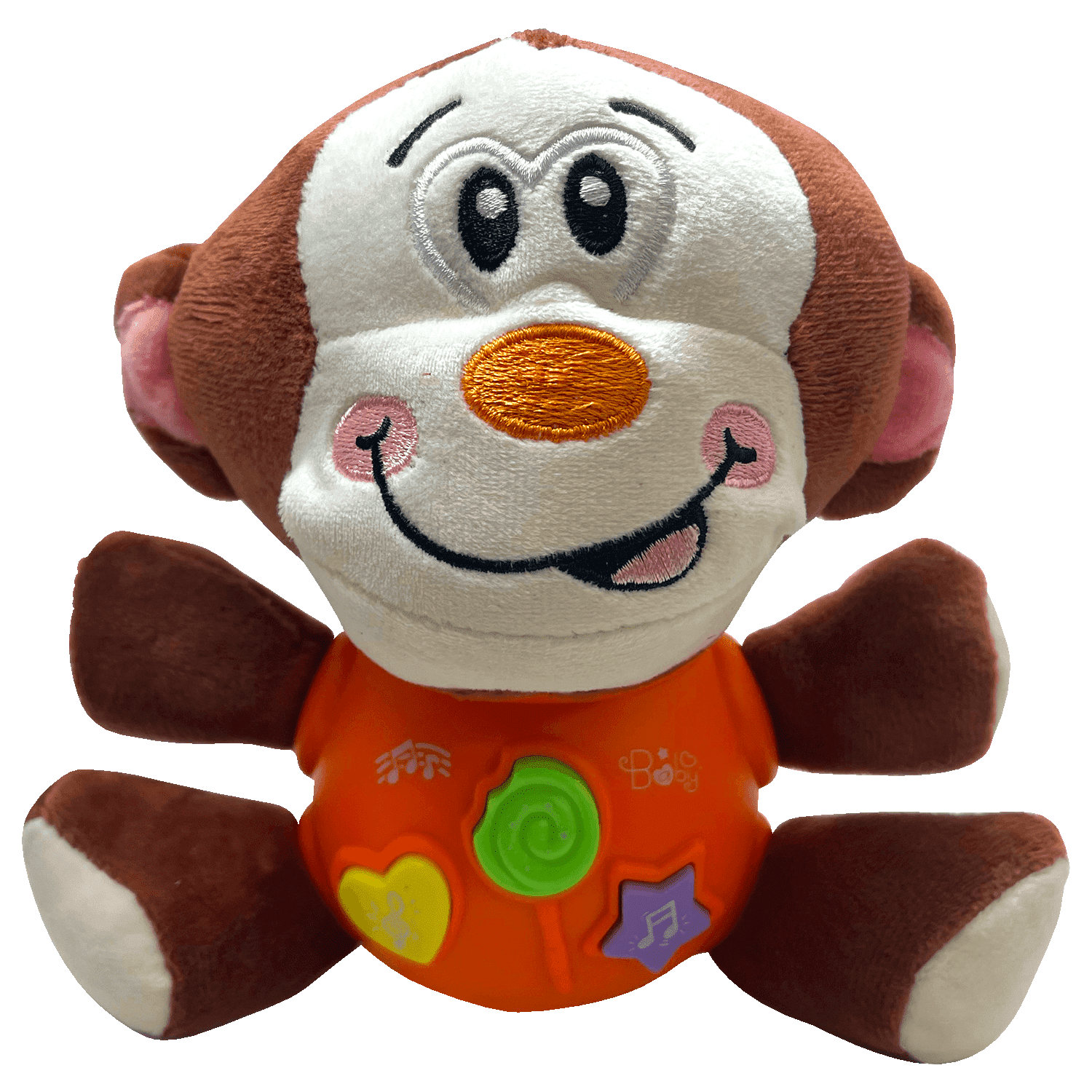 Petal Plush Monkey Musical Baby Toys for Newborn Baby Toys for 0 3 6 9 12 Month Baby, Cute Stuffed Aminal Light Up Baby Musical Toys for Infant Babies Boys & Girls Toddlers 0 to 36 Months