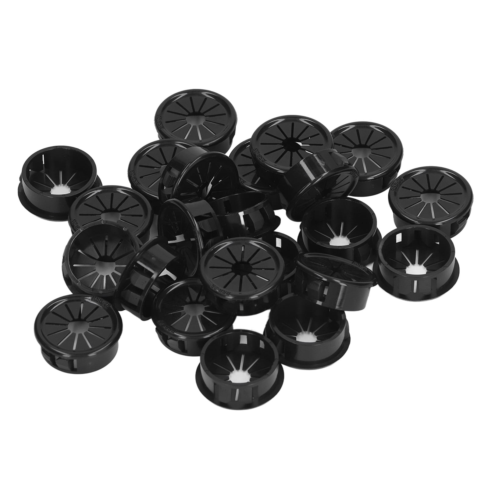 Petal Shaped Cable Grommet, Wire Grommets Hole Cover 100Pcs PA66 For