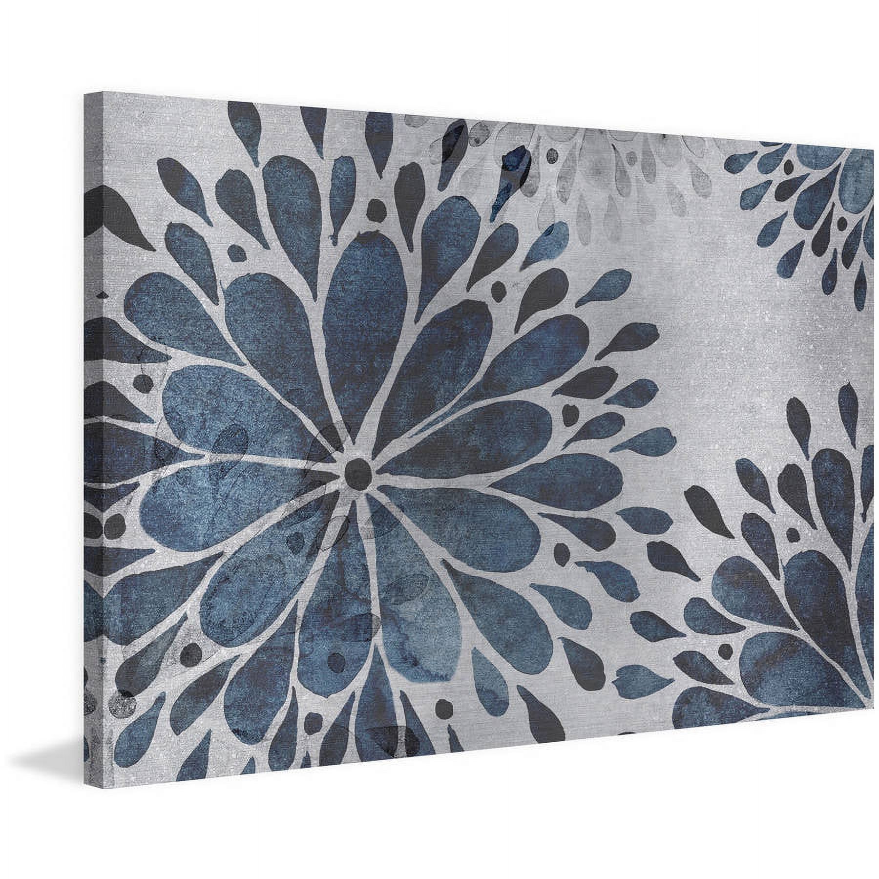 "Petal Splash" Painting Print on Wrapped Canvas