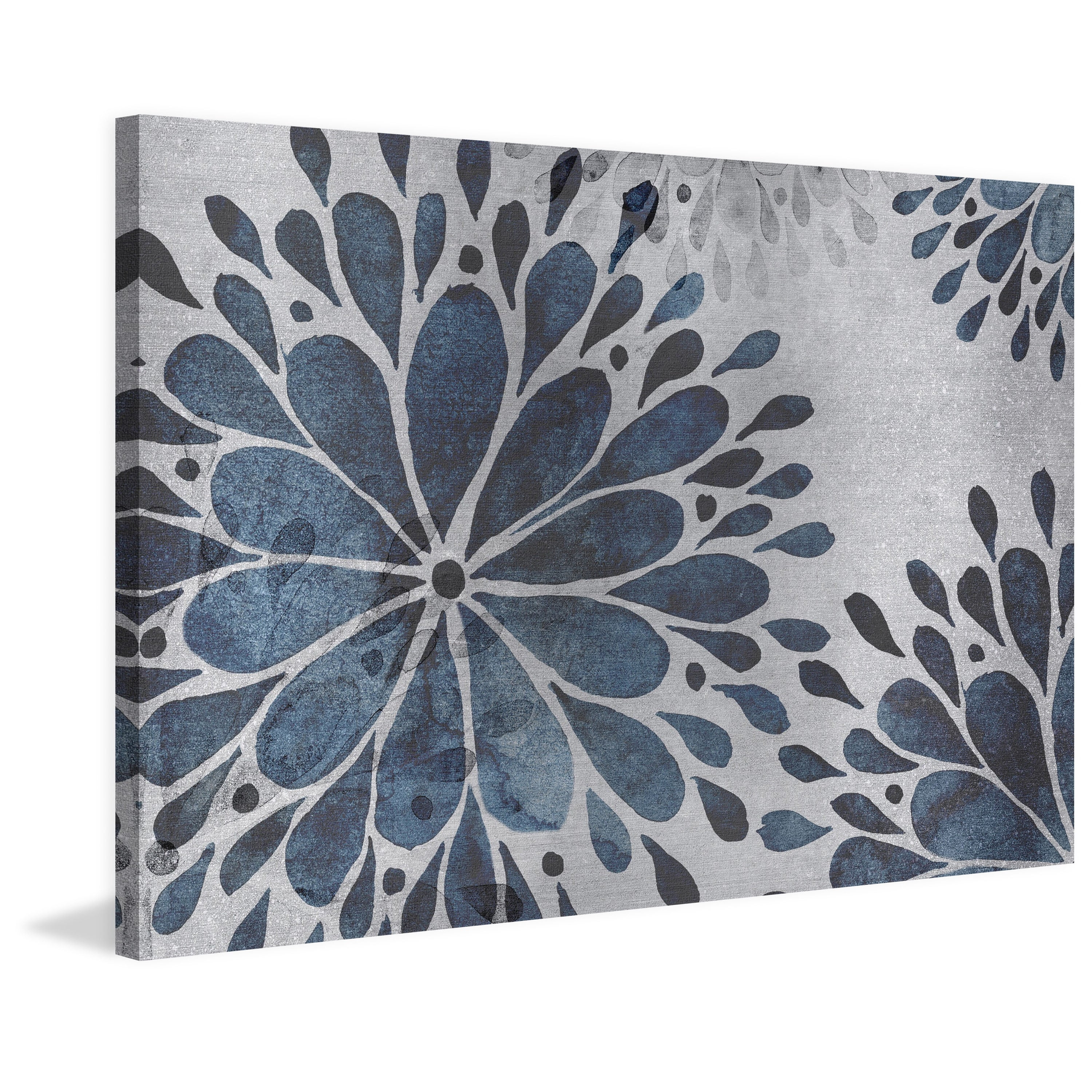 "Petal Splash" Painting Print on Wrapped Canvas
