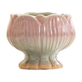 thumbnail image 1 of Petal Style Ceramic Flower Pot, Artistic Gradient Petal Color Streamlined Glossy Small Planter 2.6 Inch, 1 of 7