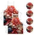 Petal flower 2 Pack Waterproof Button Kit with Pockets and Badge for