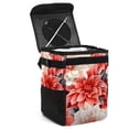 thumbnail image 1 of Petal flower Foldable Car Trash Can with Lid - Leak-proof Hanging Storage Bag for Car - Trash Can for Car, 1 of 6