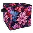 thumbnail image 1 of Petal flower Foldable Storage Baskets with Handle, 10.8"x10.5"x10.6" - Large Capacity Toy Box Storage Box, 1 of 6