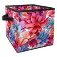 thumbnail image 1 of Petal flower Foldable Storage Containers with Handle, 10.8"x10.5"x10.6", Large Capacity Toy Storage Box, 1 of 6