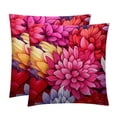 thumbnail image 1 of Petal flower Throw Pillow Covers Set of 2 for Chair Pillow Covers for Various Occasions - 16x16, 18x18, 20x20 Inches - Decorative Pillows Covers with Unique Patterns, 1 of 6